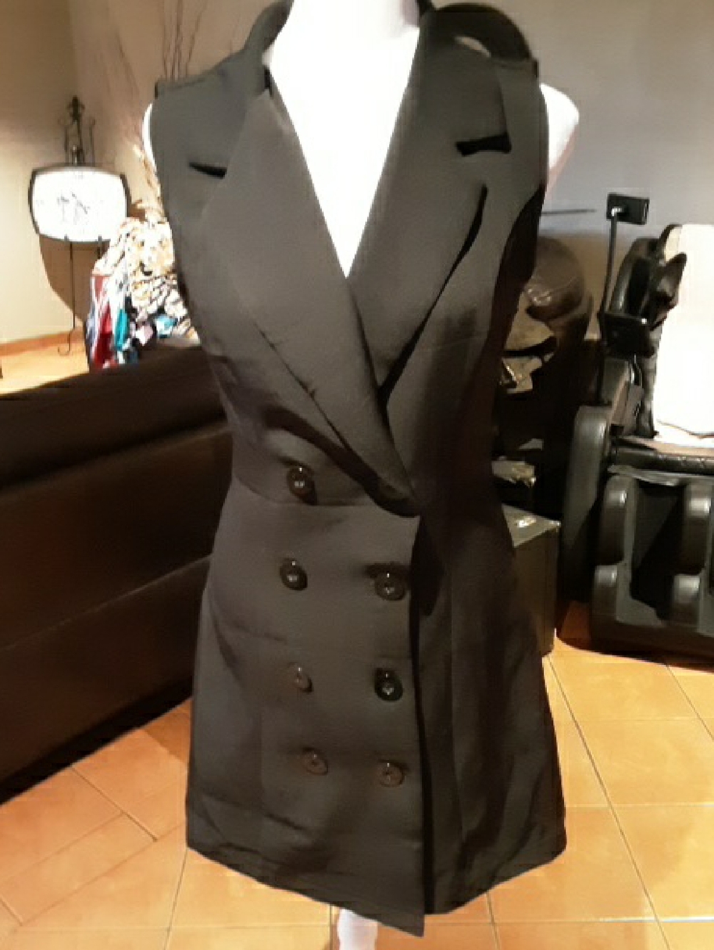 SHEIN Black Garment with Brand Label SIZE S